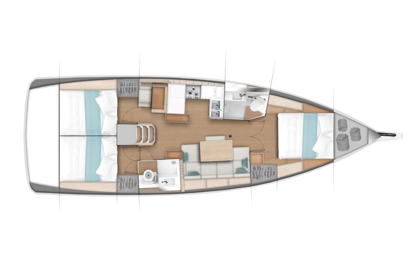 מפרשית JEANNEAU SUN ODYSSEY 440 - סטרים יאכטות 