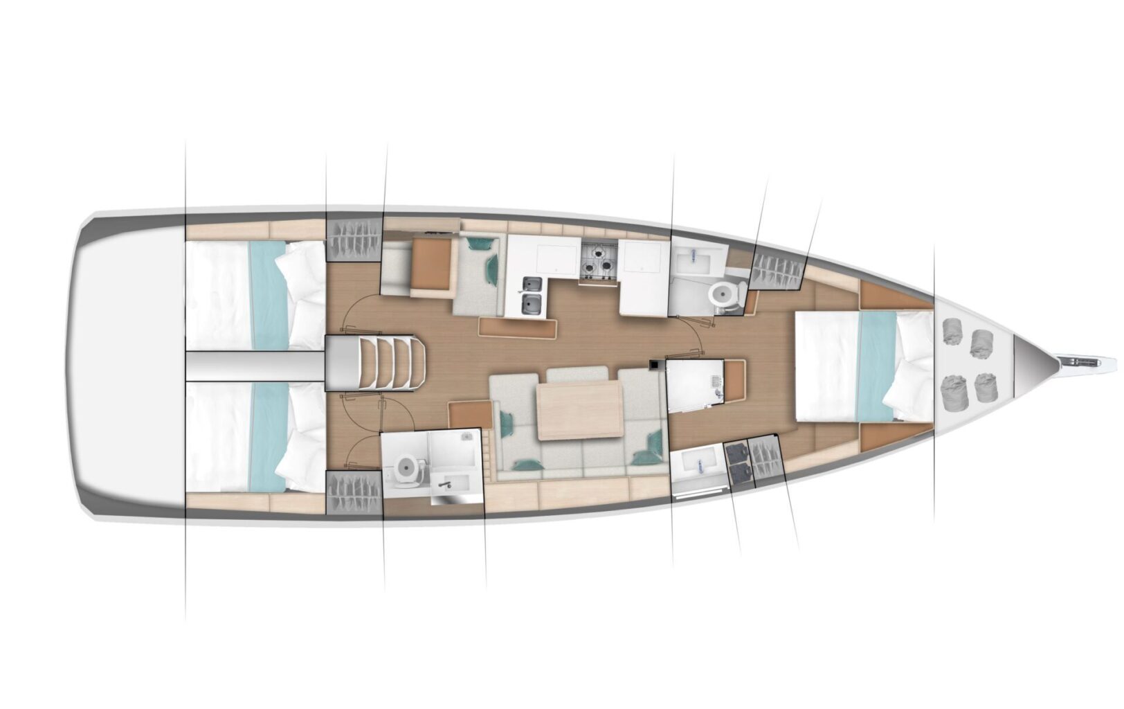 JEANNEAU SUN ODYSSEY 490 - Stream Yachts 