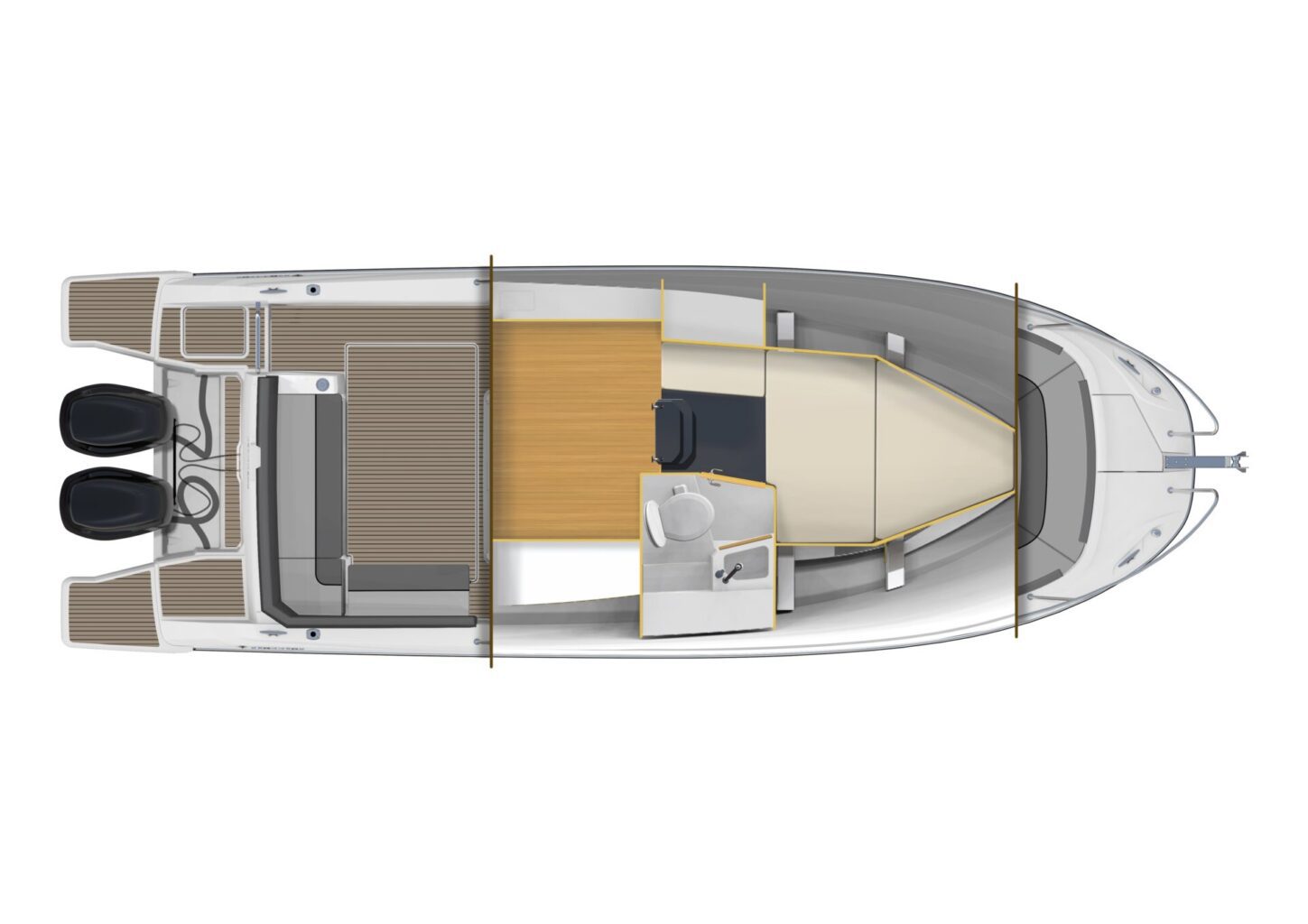 CAP CAMARAT 9.0 CC - Stream Yachts 