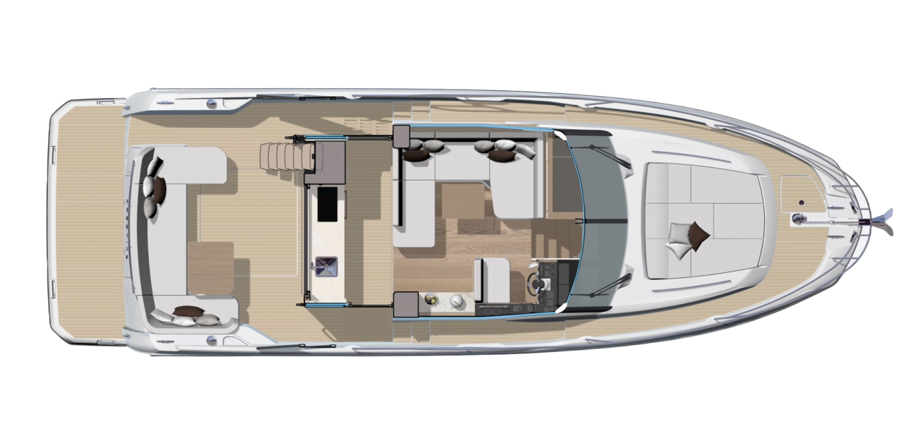 PRESTIGE F4.3- חדש - סטרים יאכטות 