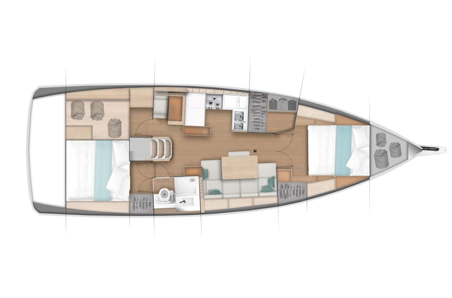 מפרשית JEANNEAU SUN ODYSSEY 440 - סטרים יאכטות 