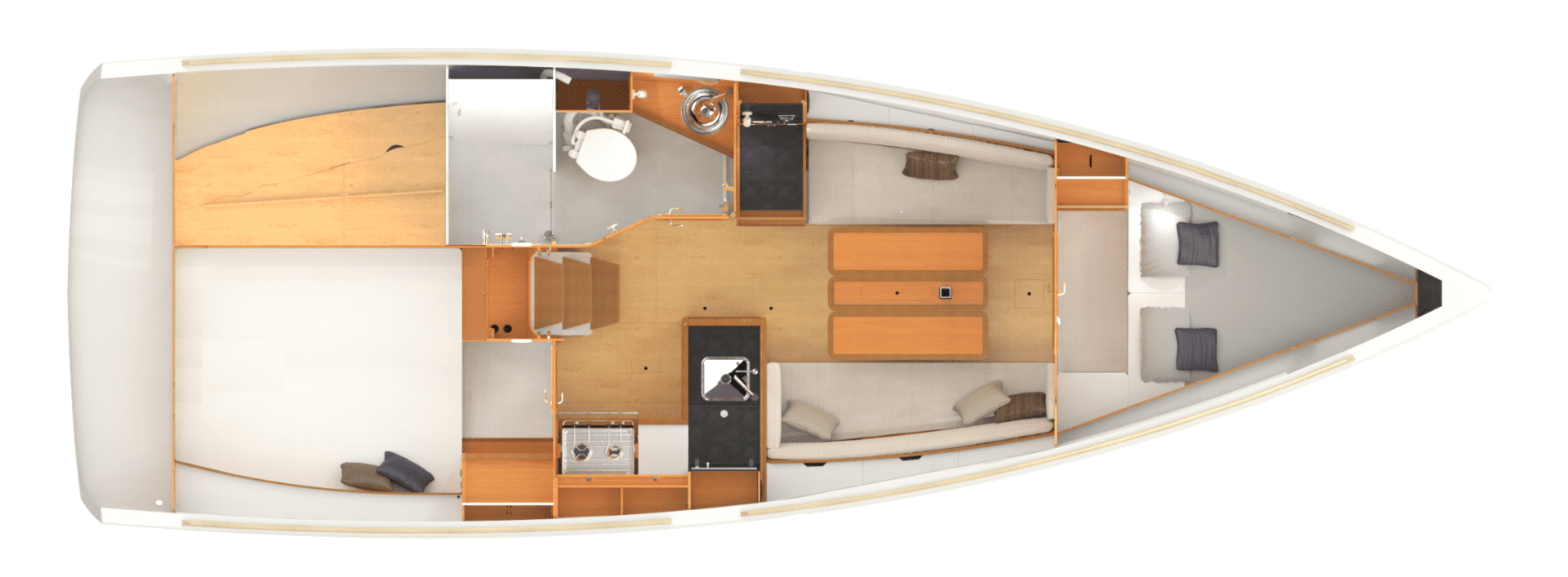 JEANNEAU SUN ODYSSEY 349 - Stream Yachts 