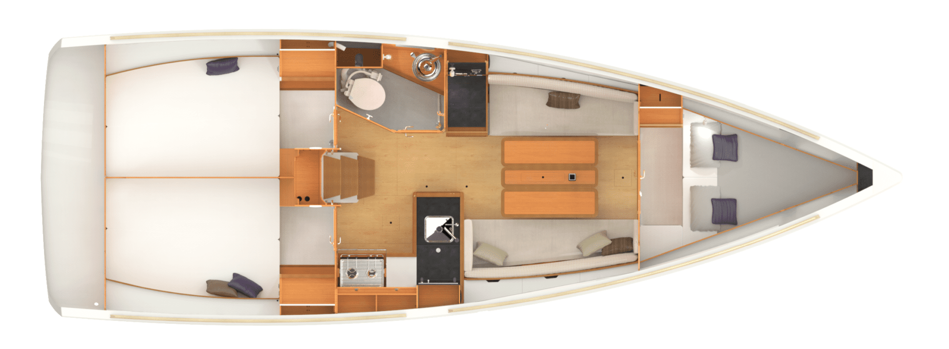 JEANNEAU SUN ODYSSEY 349 - Stream Yachts 