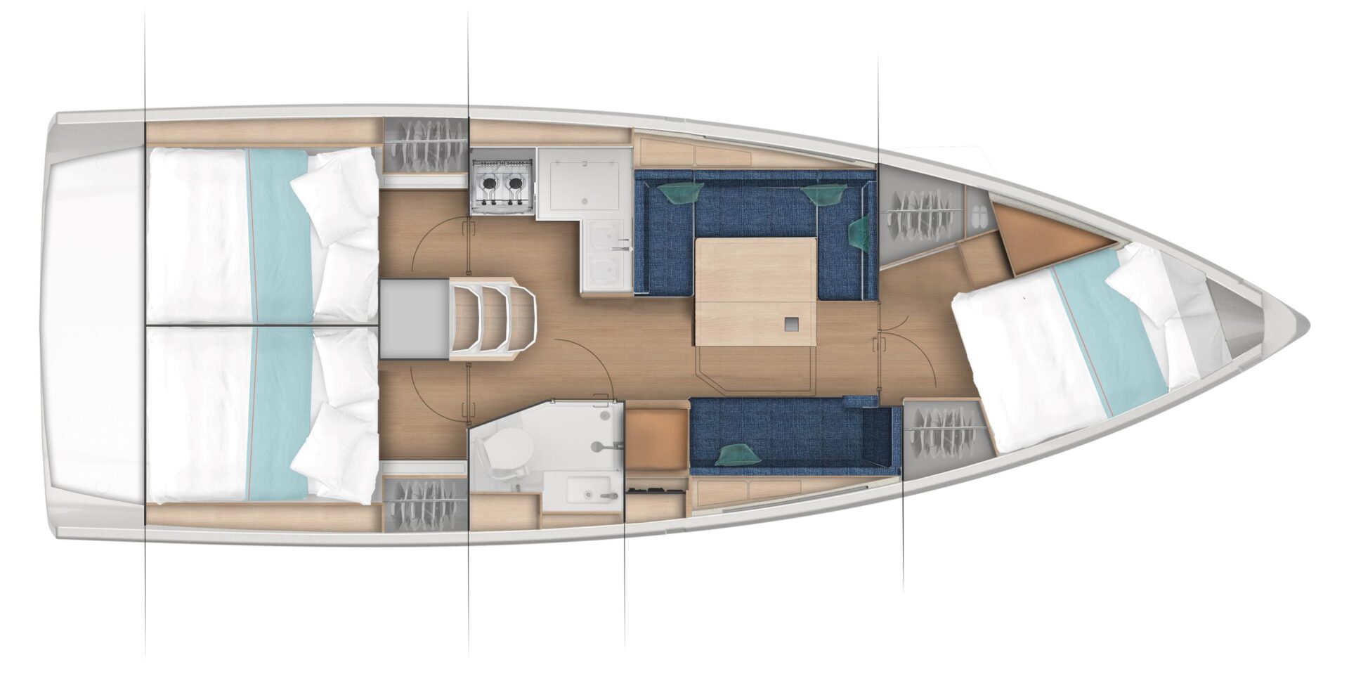 JEANNEAU SUN ODYSSEY 380 - Stream Yachts 