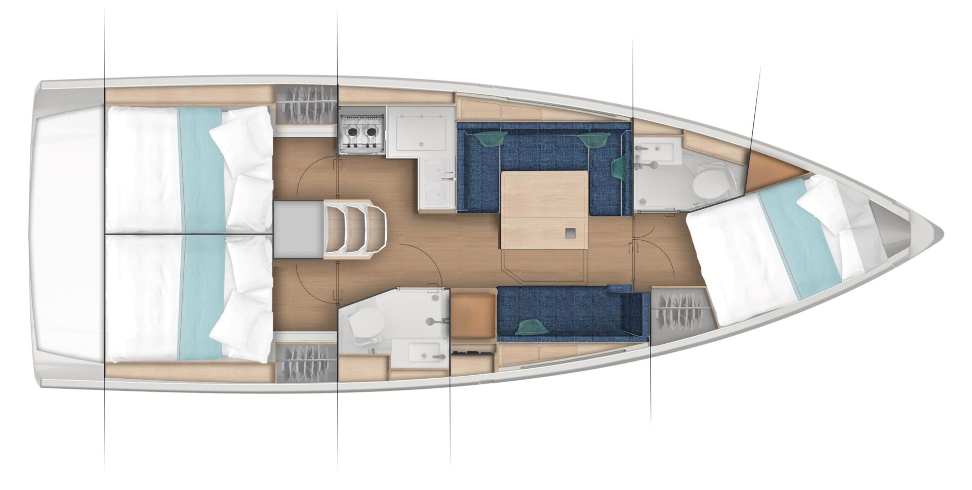 JEANNEAU SUN ODYSSEY 380 - Stream Yachts 