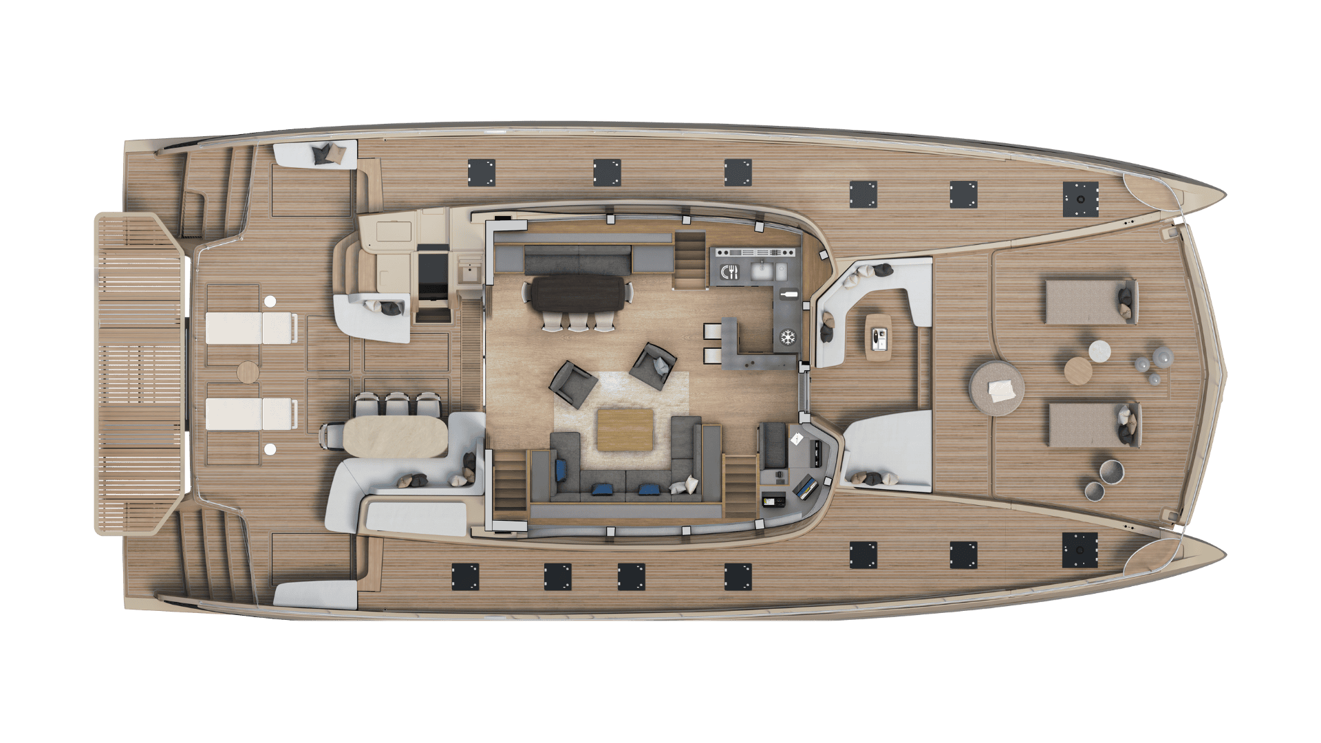 קטמרן מנועית LAGOON EIGHTY 3- חדש - סטרים יאכטות 