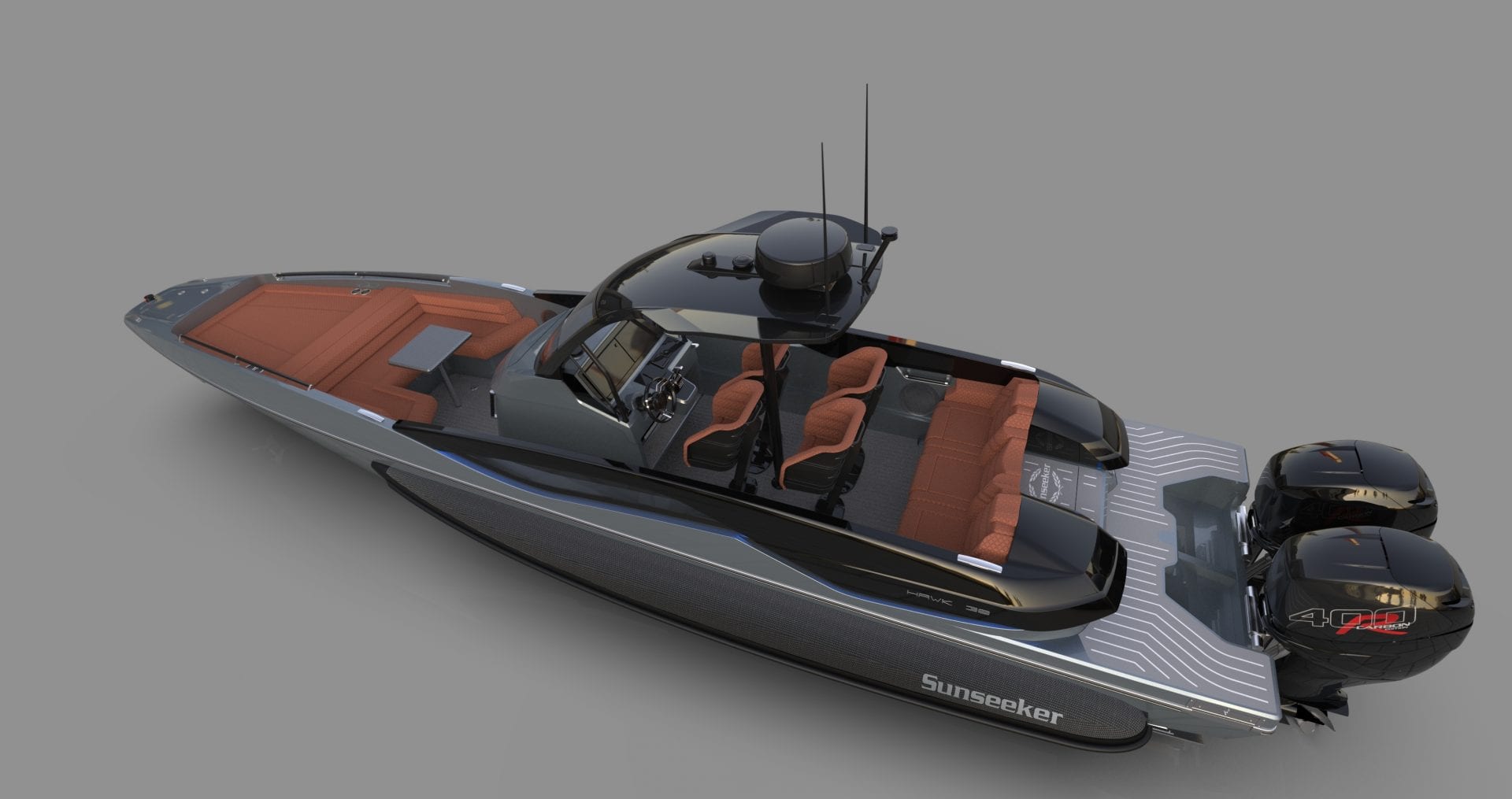 SUNSEEKER HAWK 38 - Stream Yachts 