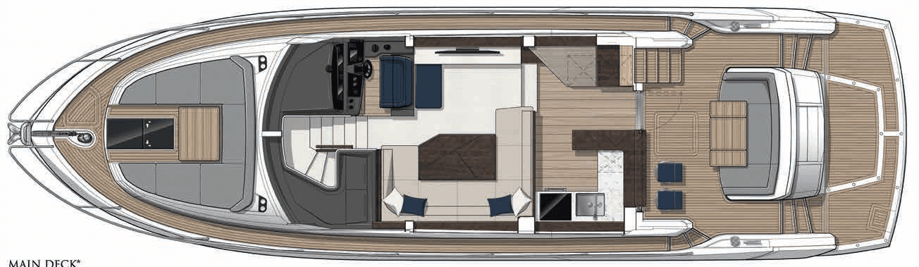 SUNSEEKER MANHATTAN 55 - NEW - סטרים יאכטות 