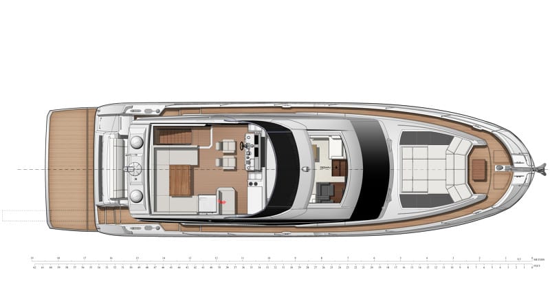 PRESTIGE 630 Sport Flybridge - Stream Yachts 