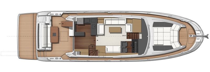 PRESTIGE 630 Sport Flybridge - Stream Yachts 