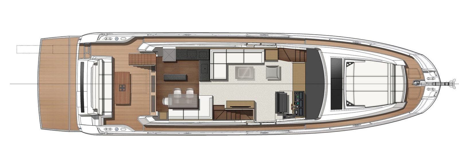 PRESTIGE 690 FLY - Stream Yachts 