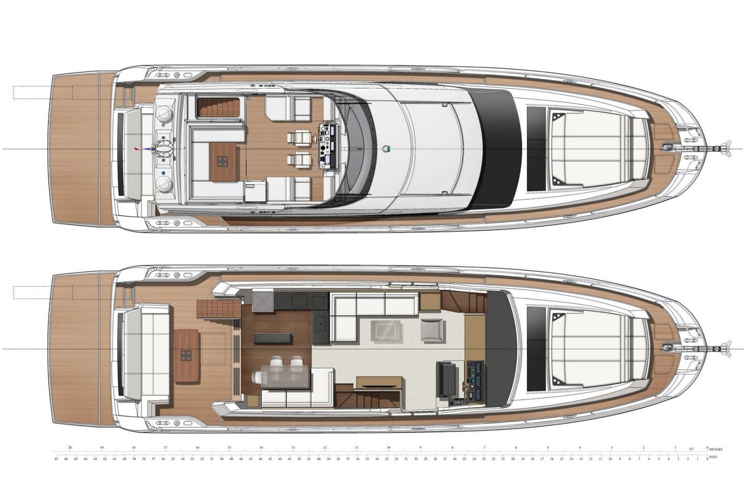 PRESTIGE 690 Sport - Stream Yachts 