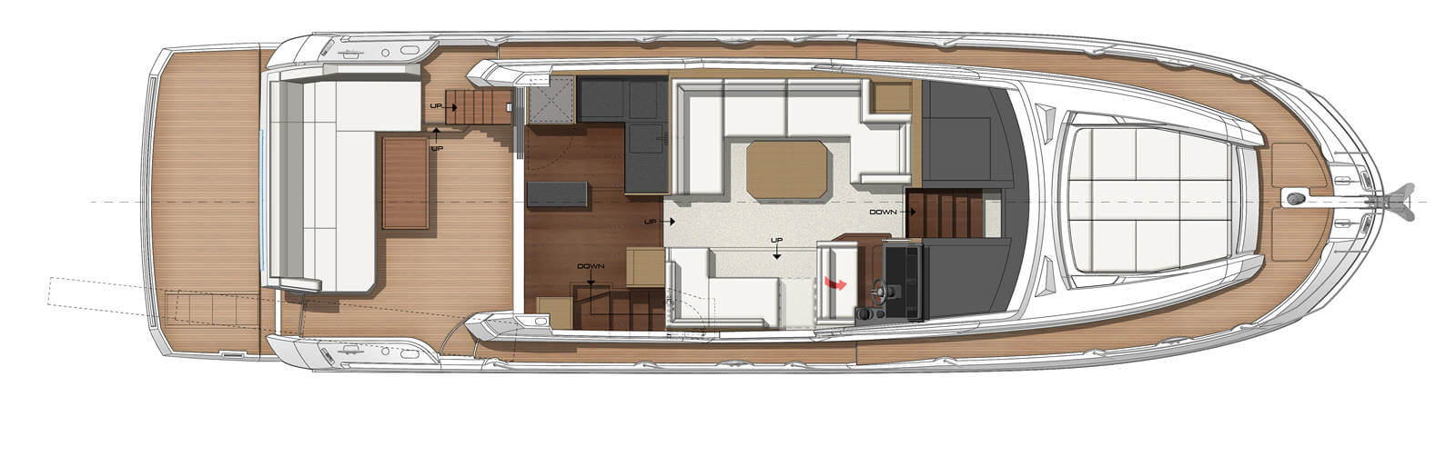 FLYBRIDGE PRESTIGE 520 - Stream Yachts 