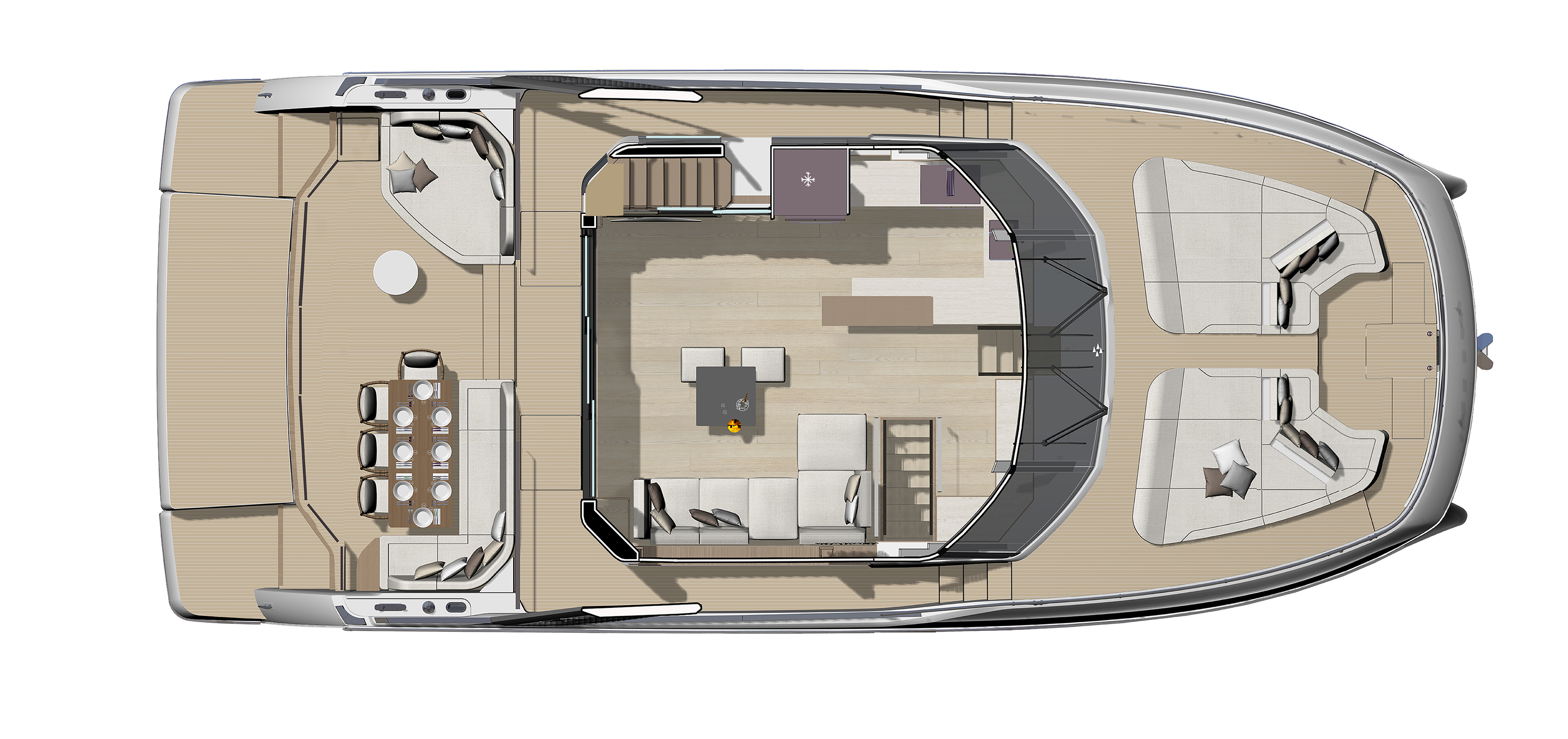PRESTIGE M7- חדש - סטרים יאכטות 