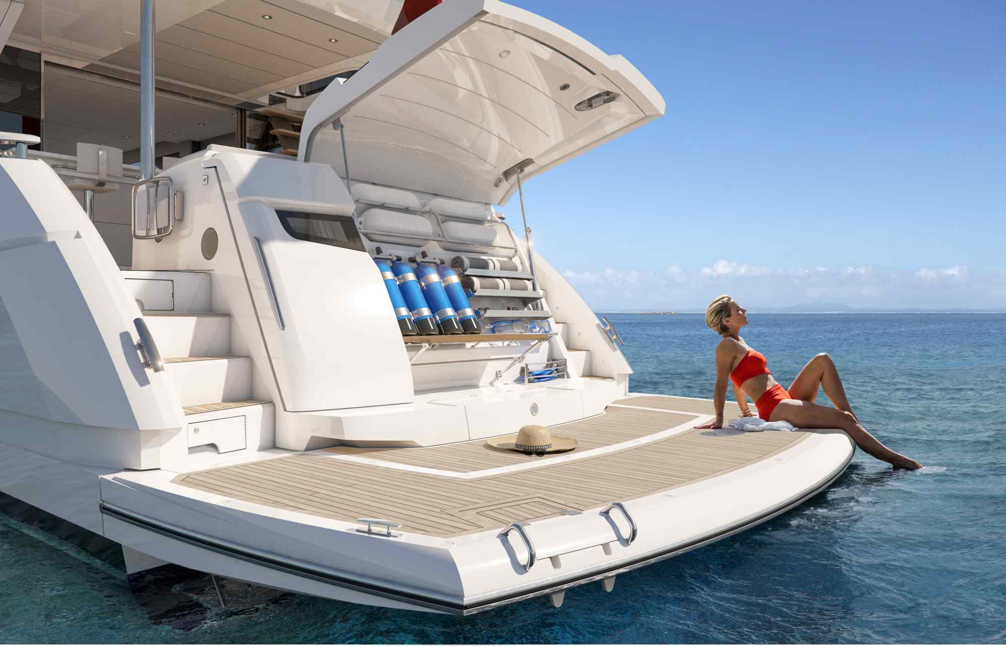 SUNSEEKER MANHATTAN 68 - NEW - סטרים יאכטות 