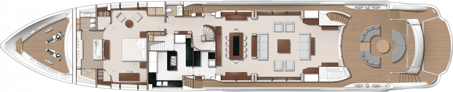 יאכטה Sunseeker Yacht 131 - סטרים יאכטות 