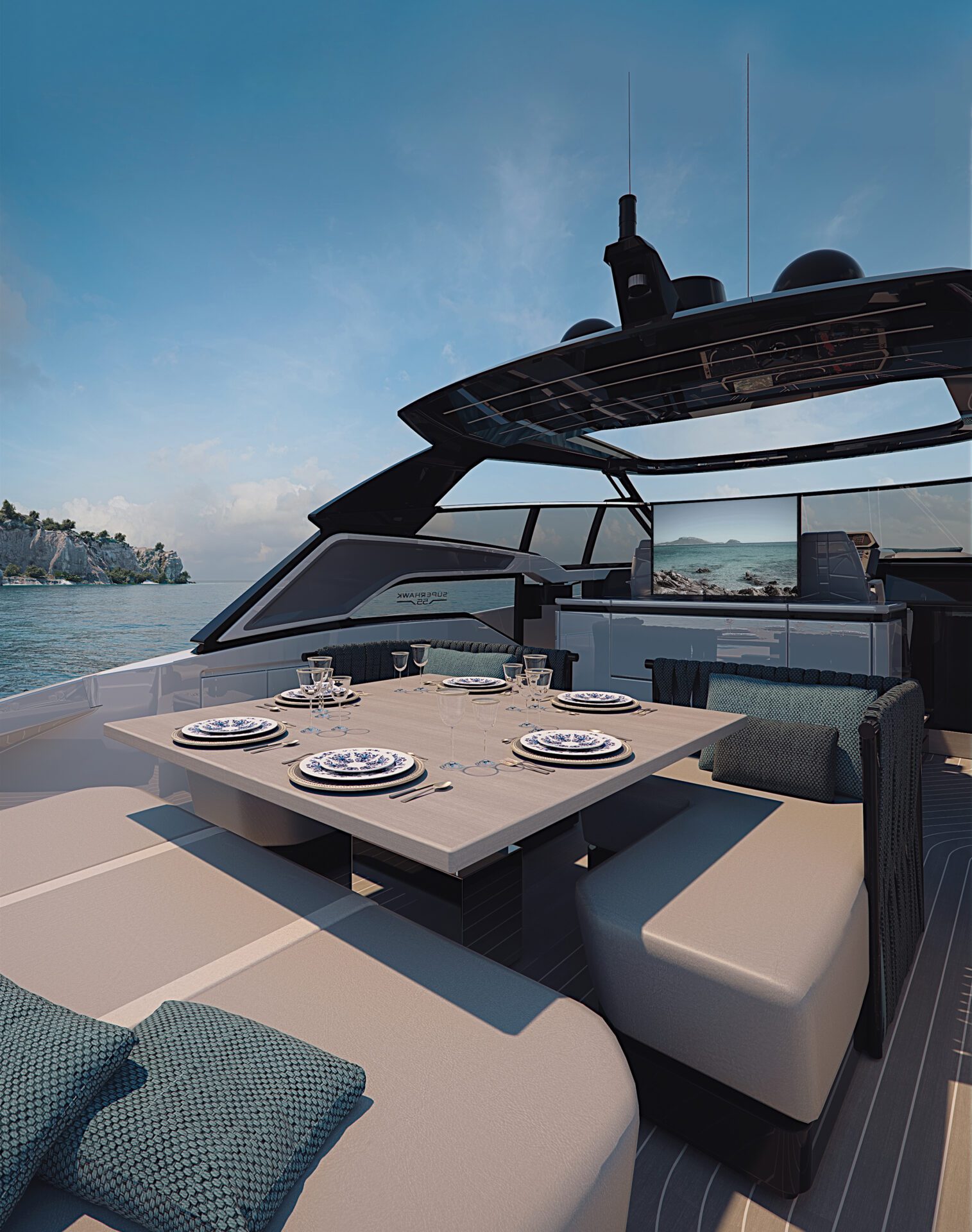 SUNSEEKER SUPERHAWK 55 - Stream Yachts 