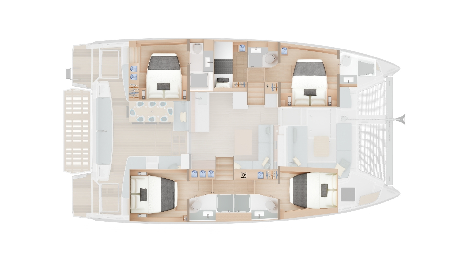 LAGOON 47- New Release 2026 - סטרים יאכטות 