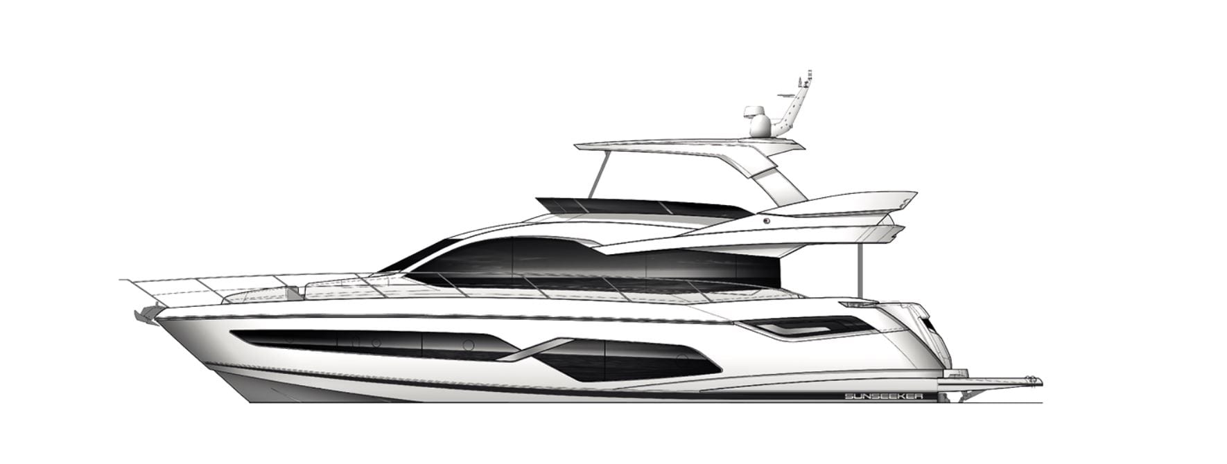 SUNSEEKER MANHATTAN 68 - NEW - סטרים יאכטות 